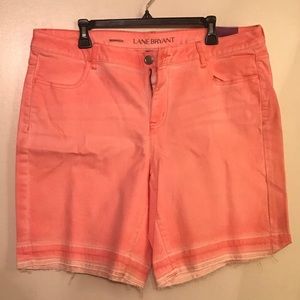 Lane Bryant Pink Bermuda Shorts *NWT*